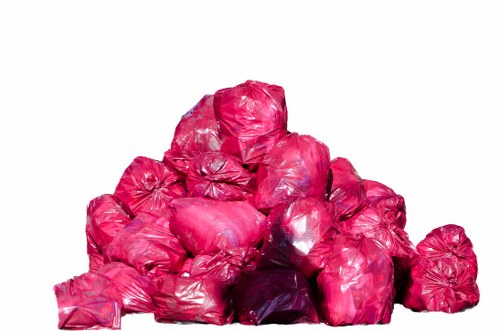 Healthy garden maintained through regular waste clearance