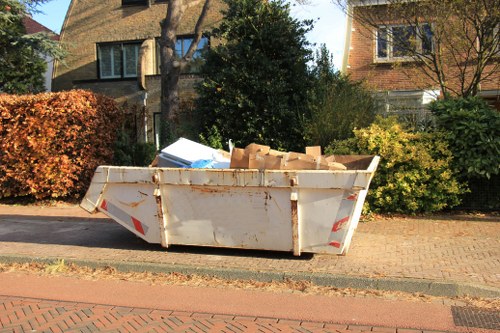 Large furniture being loaded for clearance rubbish London service